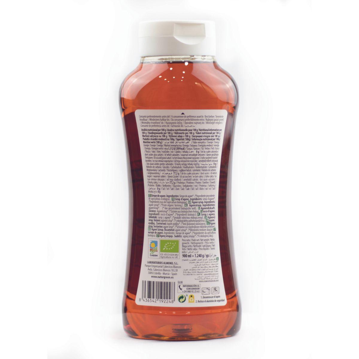 Sirop d'agave Premium Naturgreen 900 ml
