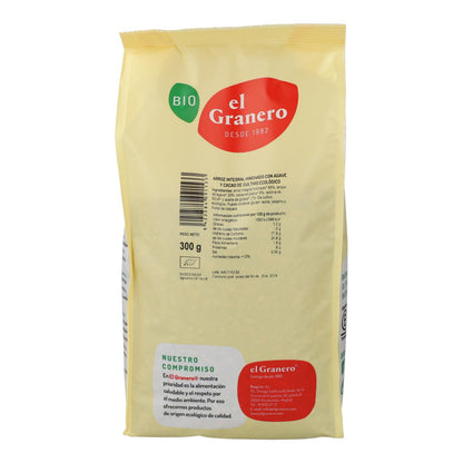 El Granero Puffed Brown Rice with Agave and Cocoa, 300 g