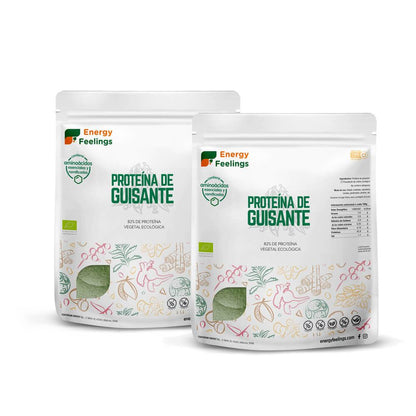 2er-Pack ECO-Erbsenprotein, Energy Feelings, 1 kg