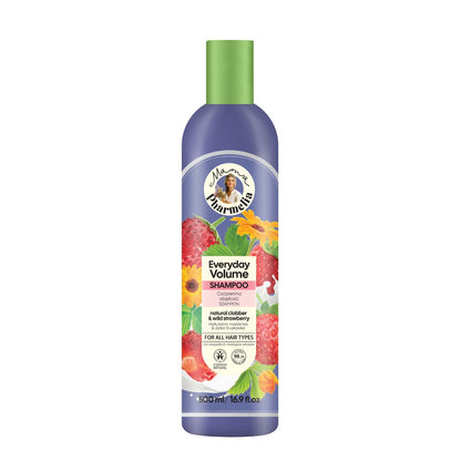 Shampooing au lait caillé et à la fraise des bois, Mama Pharmelia, 500 ml