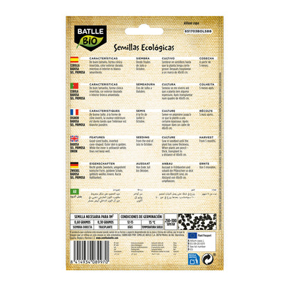 Graines d'oignon Babosa sélectionnées primosa écologiques Batlle