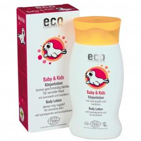 Lotion corporelle pour bébés et enfants, EcoCosmetics 200 ml