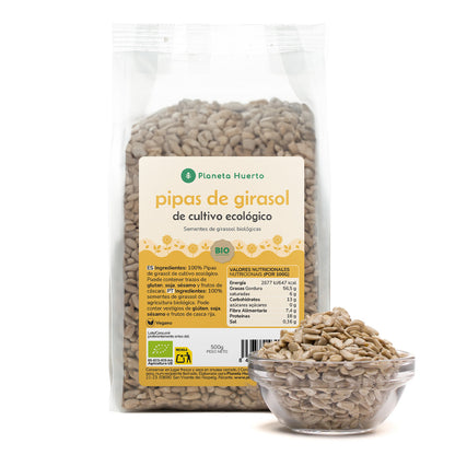 Graines de tournesol décortiquées ECO Planeta Huerto 500 g