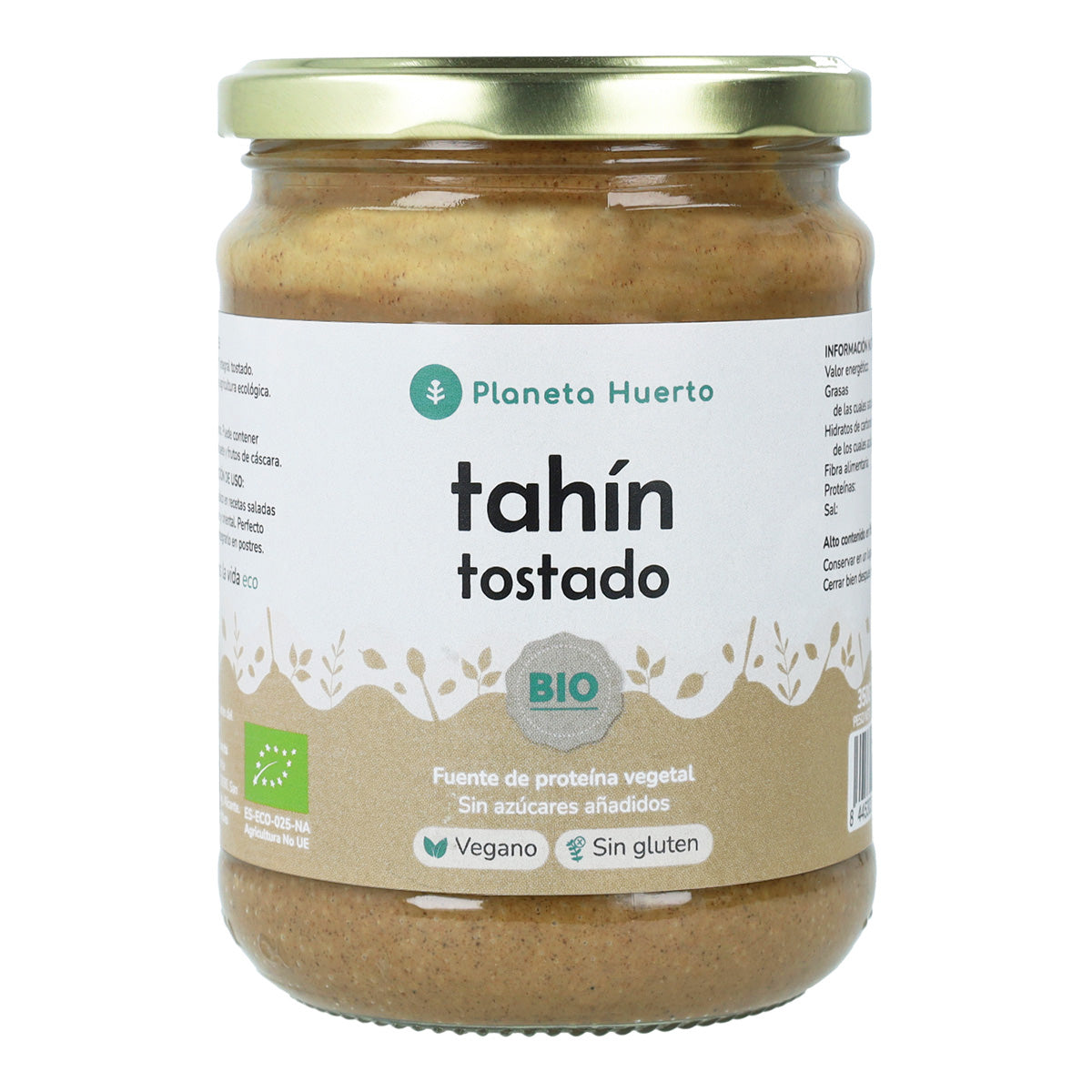 Toastad sesam tahini ECO Planeta Huerto 350 g