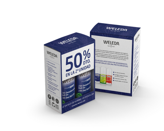 Duplo Deodorant Roll-on voor mannen  50 ml Weleda