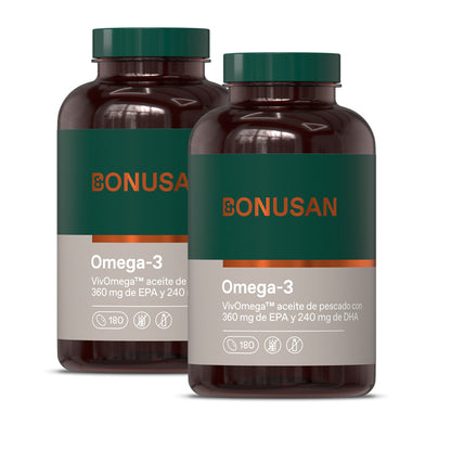 Confezione 2x Omega-3 Bonusan 180 capsule