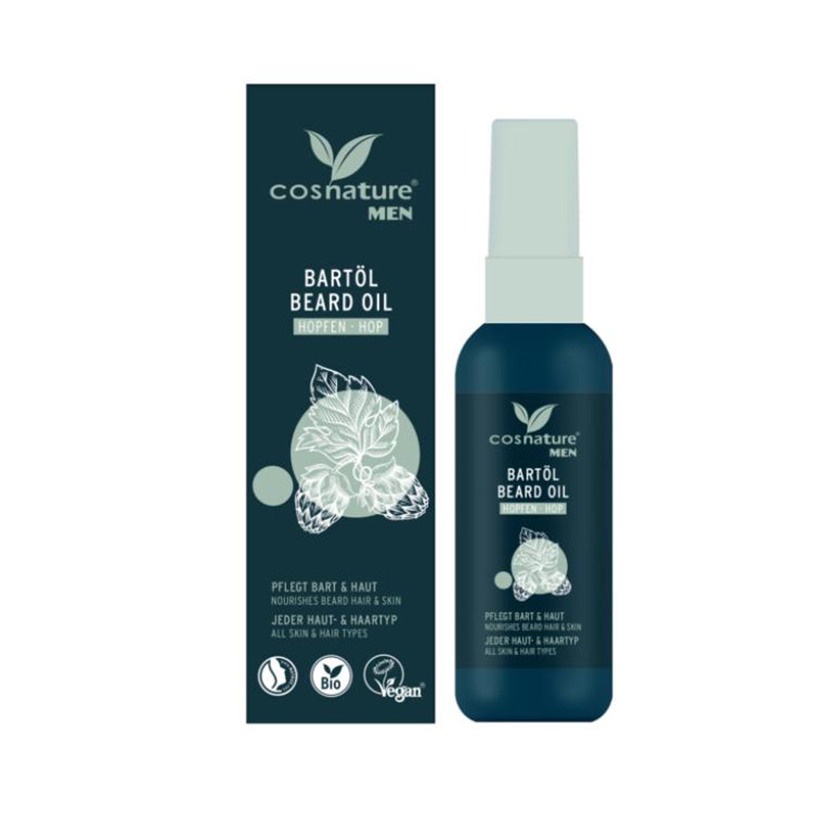 Olio da barba al luppolo biologico, Costanute, 50 ml