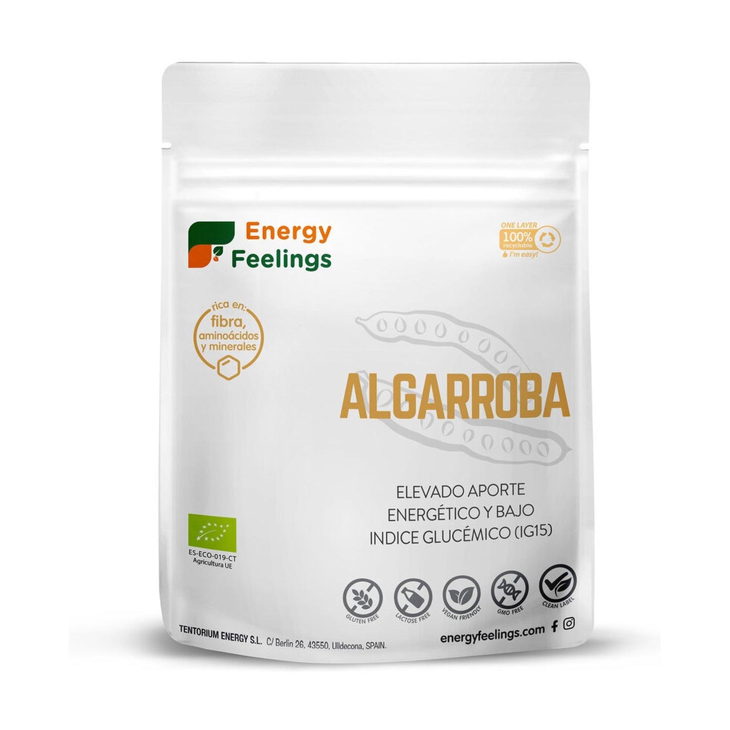 Proszek z chleba świętojańskiego Energy Feelings 1 kg