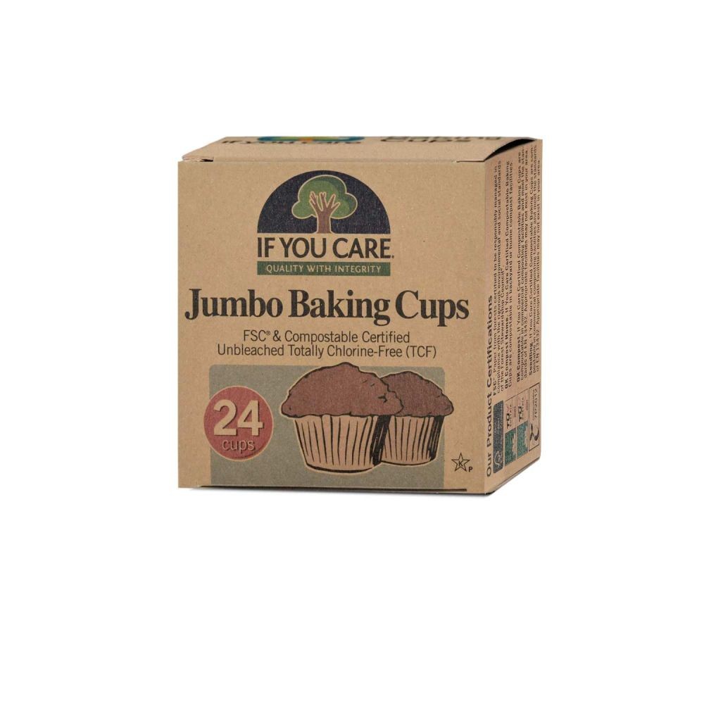Große Papier-Muffinformen If you care 24 Stück