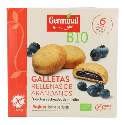 Glutenfreie Kekse mit Blaubeercremefüllung Germinal, 200 g
