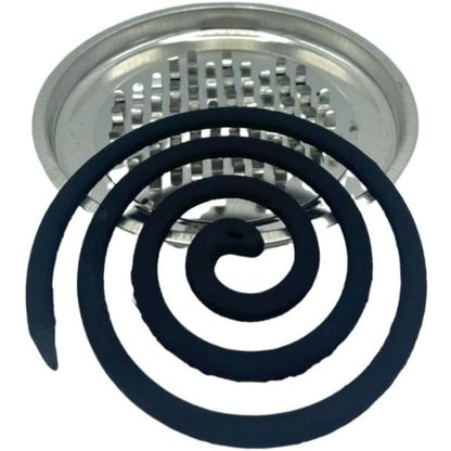 Citronella-Mückenschutzspirale mit Metallhalterung 10 Stück Roura