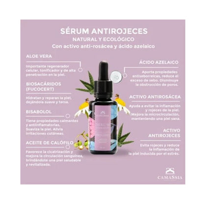 Naturalne serum przeciw zaczerwienieniom, Camassia, 30 ml