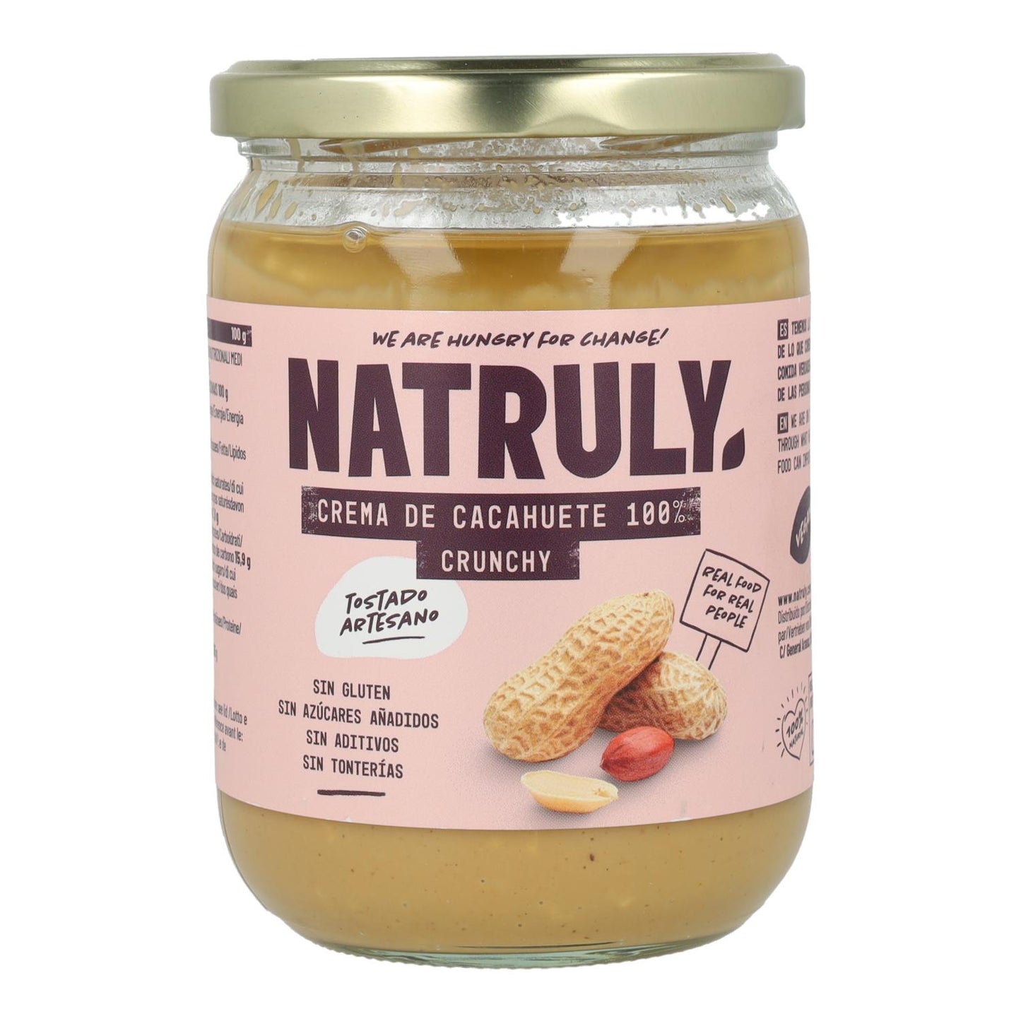 Masło orzechowe Crunchy Natruly 500 g
