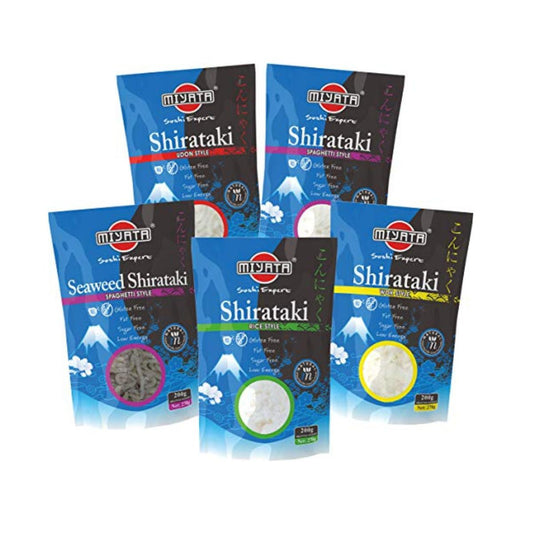 Shirataki-mjöl, blandad förpackning Miyata 270 g
