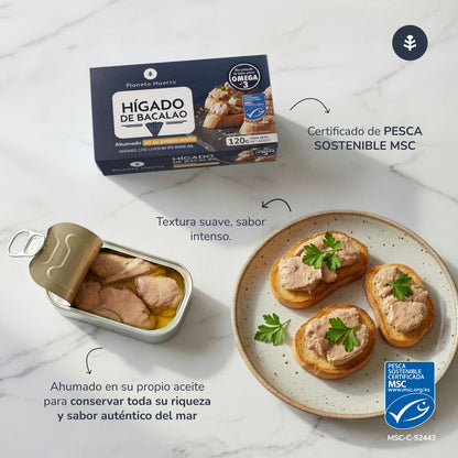 Wątróbka dorsza w oleju Planeta Huerto 120 g