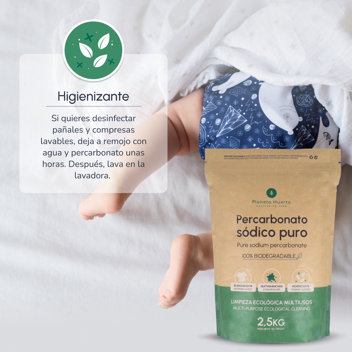 Sodio percarbonato Planeta Huerto 2,5 kg