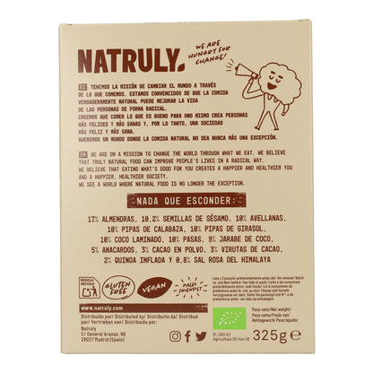 Natruly Organic Cocoa and Quinoa Granola 325 g