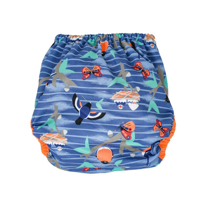 Pop-in Round the Garden-overtrek met drukknopen