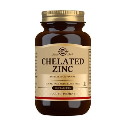 Cynk chelatowany 100 tabletek po 22 mg Solgar