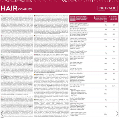 Nutralie Hair Complex + biotyna i cynk witaminy na włosy 90 kapsułek