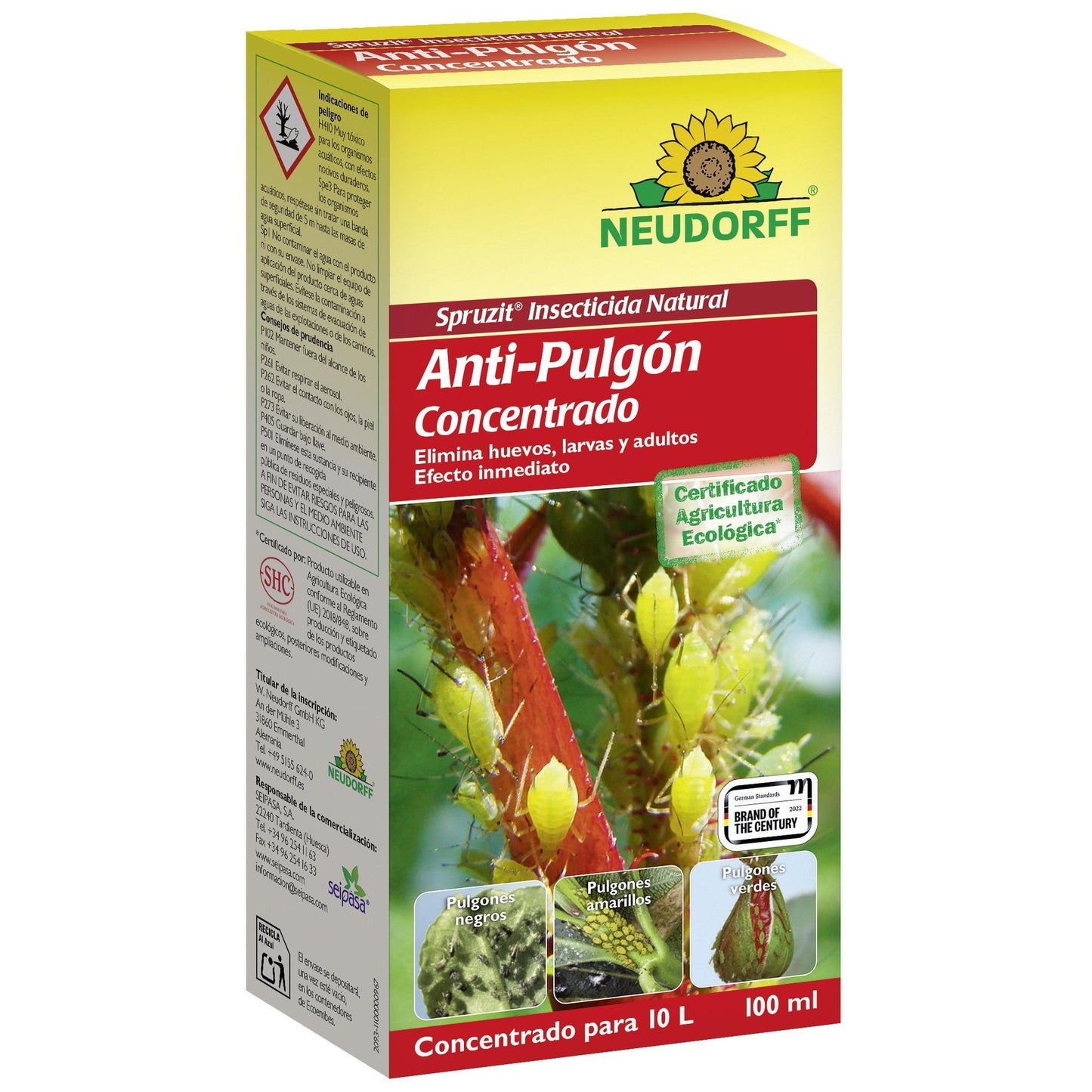Insecticida Ecológico Anti Pulgón concentrado 100 ml Neudorff