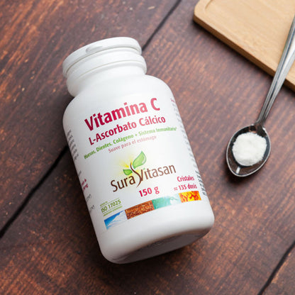 Vitamin C L-Ascorbate, Sura Vitasan, 150g