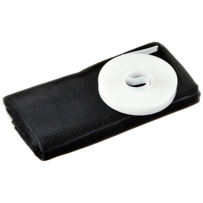 Siatka przeciw komarom do okien Standard czarna 1,3 m x 1,5 m Tesa