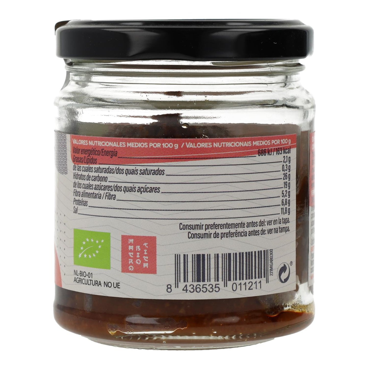 Unpasteurisiertes Bio-Kichererbsen-Miso La Finestra Sul Cielo 150 g