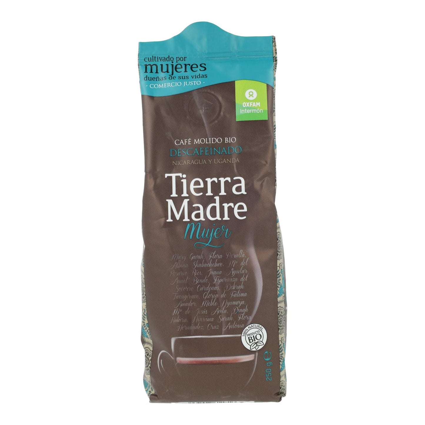 Caffè macinato decaffeinato Fair Trade biologico Tierra Madre 250 g