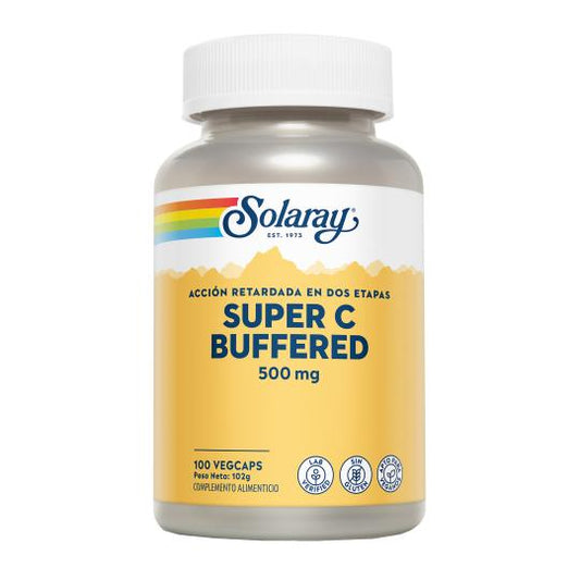 Super Bio C Buffered  Solaray, 100 kapslar