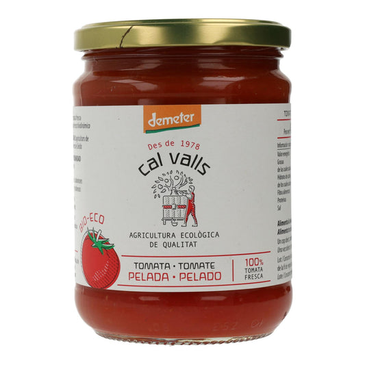 Tomates pelées entières BIO, Cal Valls, 400 g