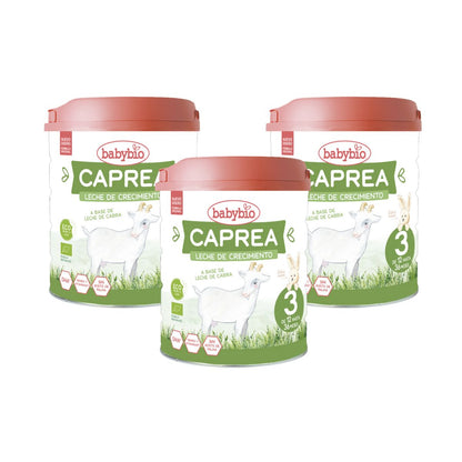 Confezione da 3 latte di capra crescita Caprea 3 (da 12 mesi a 3 anni) 800 g