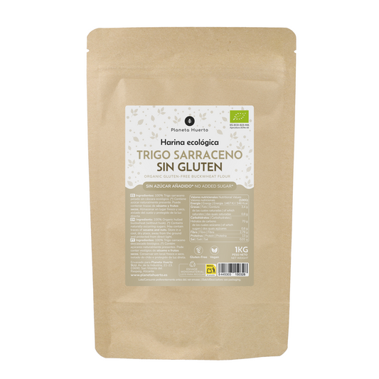 Glutenfreies Buchweizenmehl ECO Planeta Huerto 1 kg