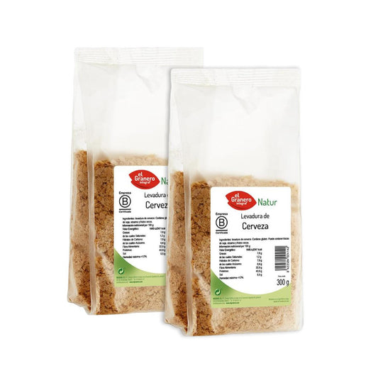 2er-Pack Bierhefe El Granero 300 g