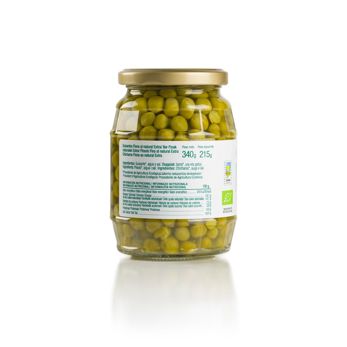 Bio-Erbsen in Naturkonserven ékolo 345g