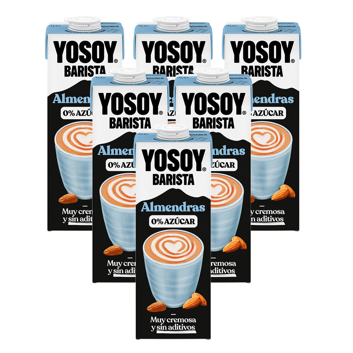6x Yosoy Barista amandeldrank 1 l