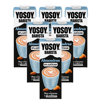 6x Yosoy Barista amandeldrank 1 l