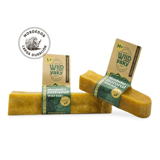 Gryzak Wild Yaky Golden Batonik z mlekiem jaków z Himalajów z kurkumą Wild Balance 1 szt. M+