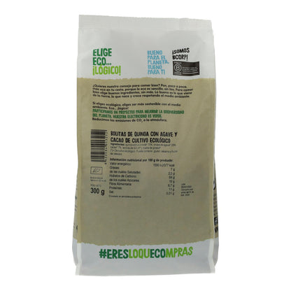 Quinoa balls with agave and organic cacao, Disney edition Ecocesta, 300 g