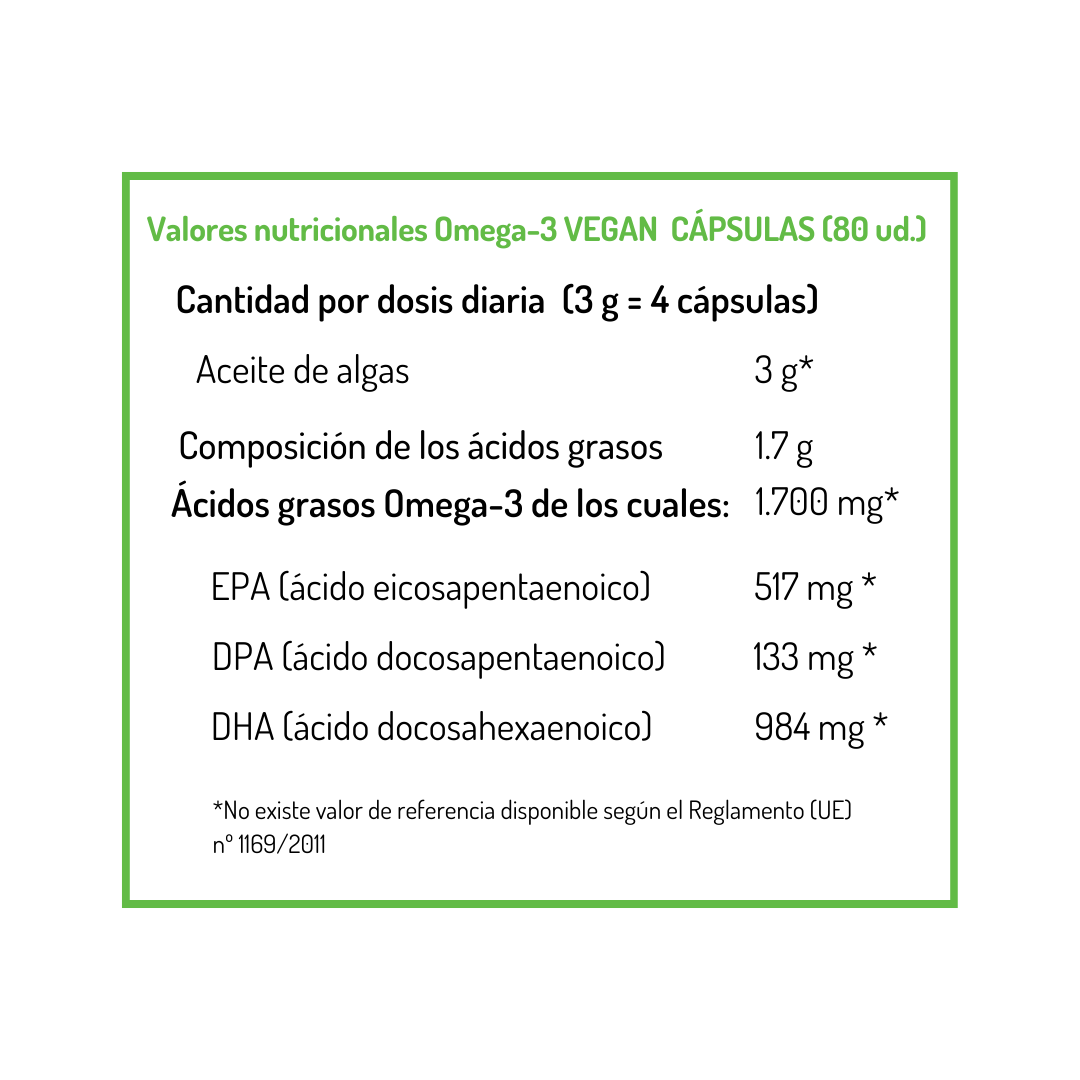 Oméga-3 Capsules Vegan NORSAN 80 capsules