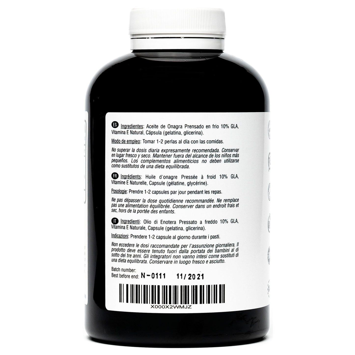 Olej z wiesiołka 1000 mg Hivital 200 kapsułek