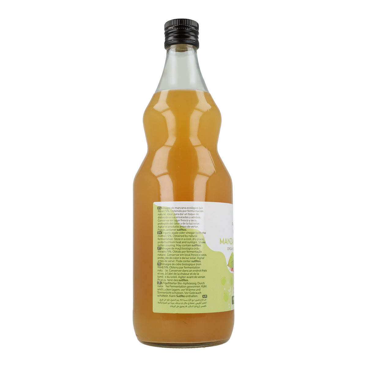 Ungefilterter Bio-Apfelessig mit Essigmutter Planeta Huerto 1 l