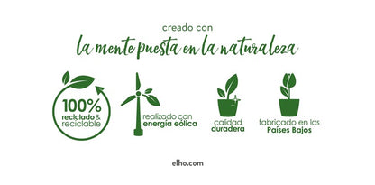 Bloempot met zelfbewatering Greensense Aquacare Square Elho 30 cm charcoal grey