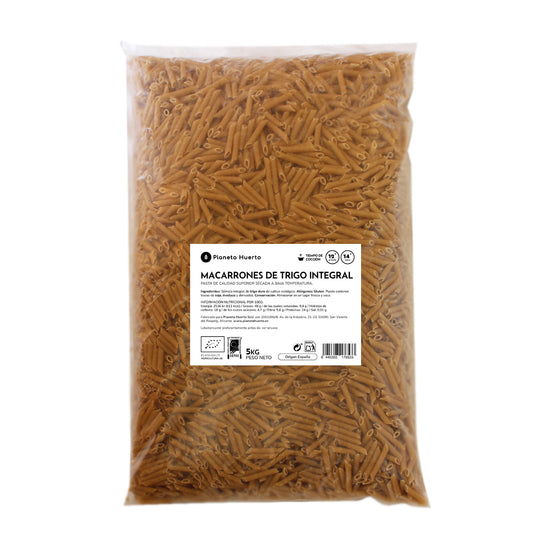 Volkoren macaroni ECO Planeta Huerto 5 kg