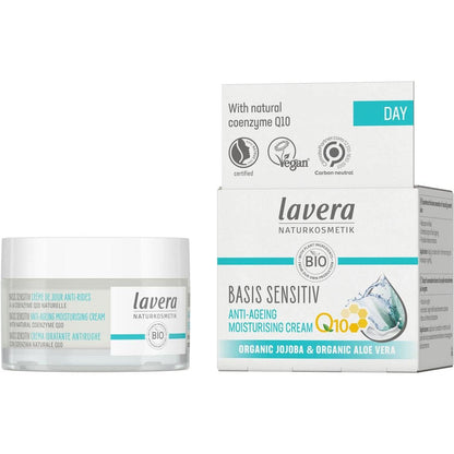 Crema giorno idratante antirughe Q10 Lavera 50 ml