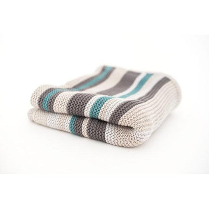 Kocyk dziecięcy z dzianiny CoZee 100% bawełna Tutti Bambini Multicolour Stripes