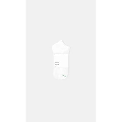 Chaussettes blanches en coton biologique Minimalism 41-46