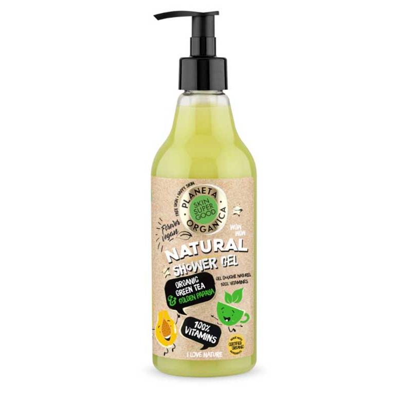 Gel douche Skin Super Good 100 % Vitamines Organic Shop 500 ml