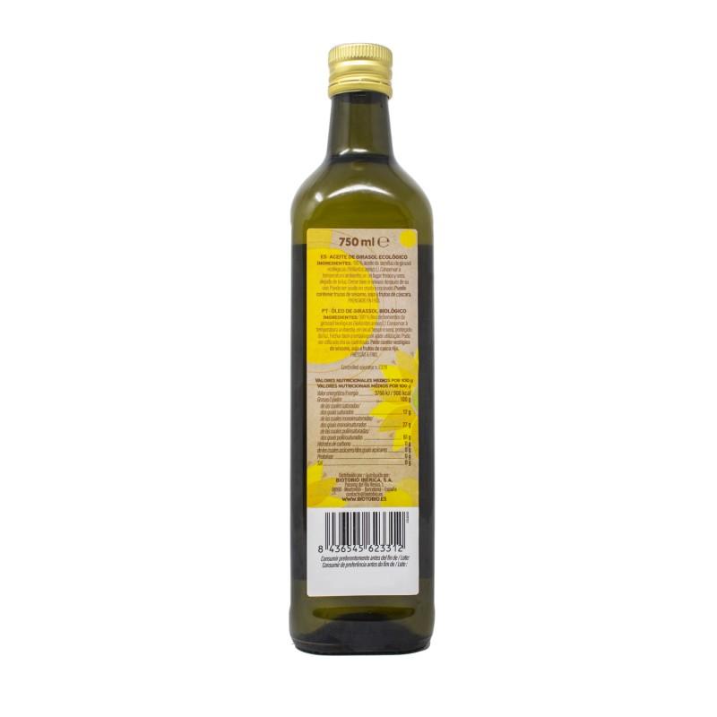 Kallpressad ekologisk solrosolja La Finestra Sul Cielo 750 ml