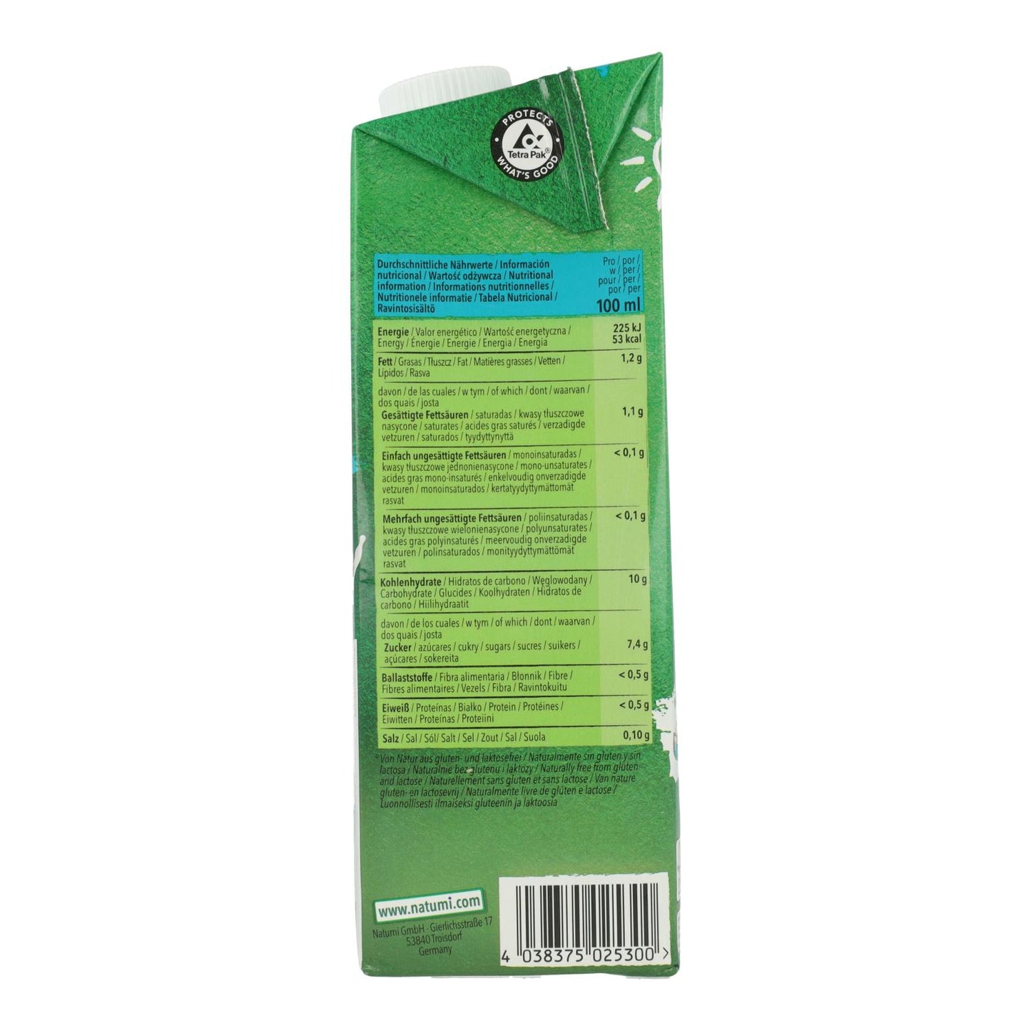 Natumi Organic Rice and Coconut Drink 1 L